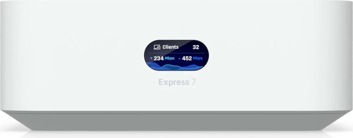 Gateway Ubiquiti UniFi Express 7, 3000 MB, WiFi 7, Bardhë