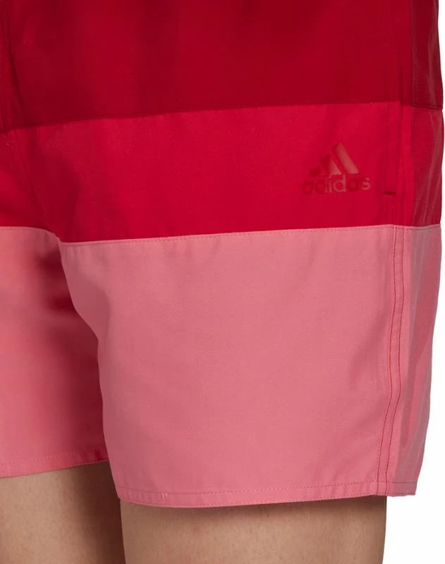 Shorce për meshkuj adidas, të kuqe me të rozë