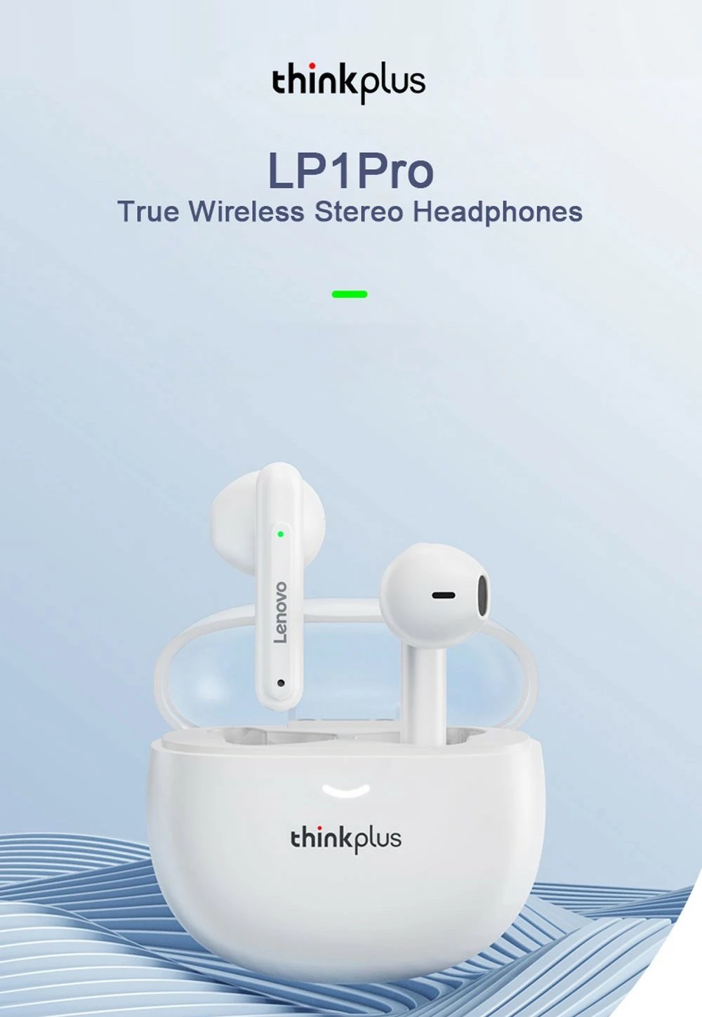 Dëgjuese Lenovo LivePods LP1 PRO, të bardha