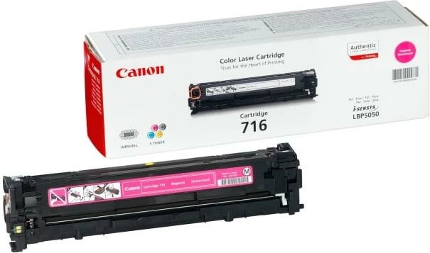 Toner Canon 716 1978B002, njësi all-in-one, rendiment 1100–1700 faqe, magenta