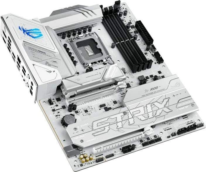 Pllakë amë Asus ROG STRIX B860-A GAMING WIFI, LGA1851, DDR5, ATX, e bardhë