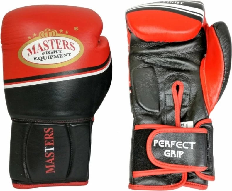 Doreza boksi për meshkuj Masters, 20 oz, të zeza dhe të kuqe