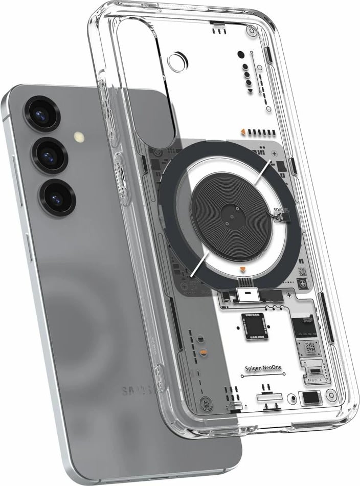 Mbështjellës Spigen Ultra Hybrid Mag për Samsung Galaxy S25 Neo One, Transparent