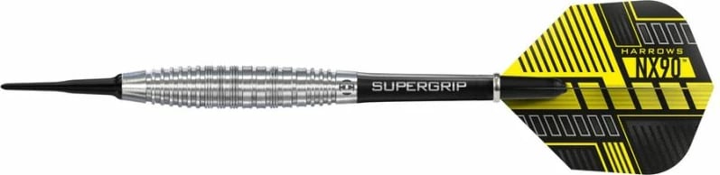 Shigjeta darts Harrows, unisex, të verdha/gri