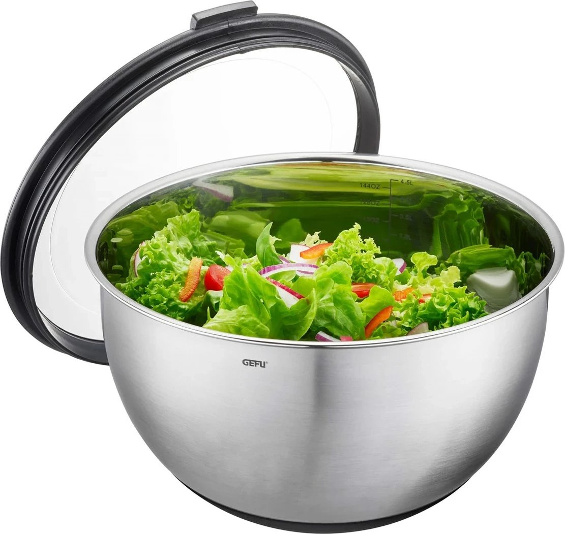 Set enësh GEFU G-35055, 2 copë, çelik inox, 4.5L, me kapak