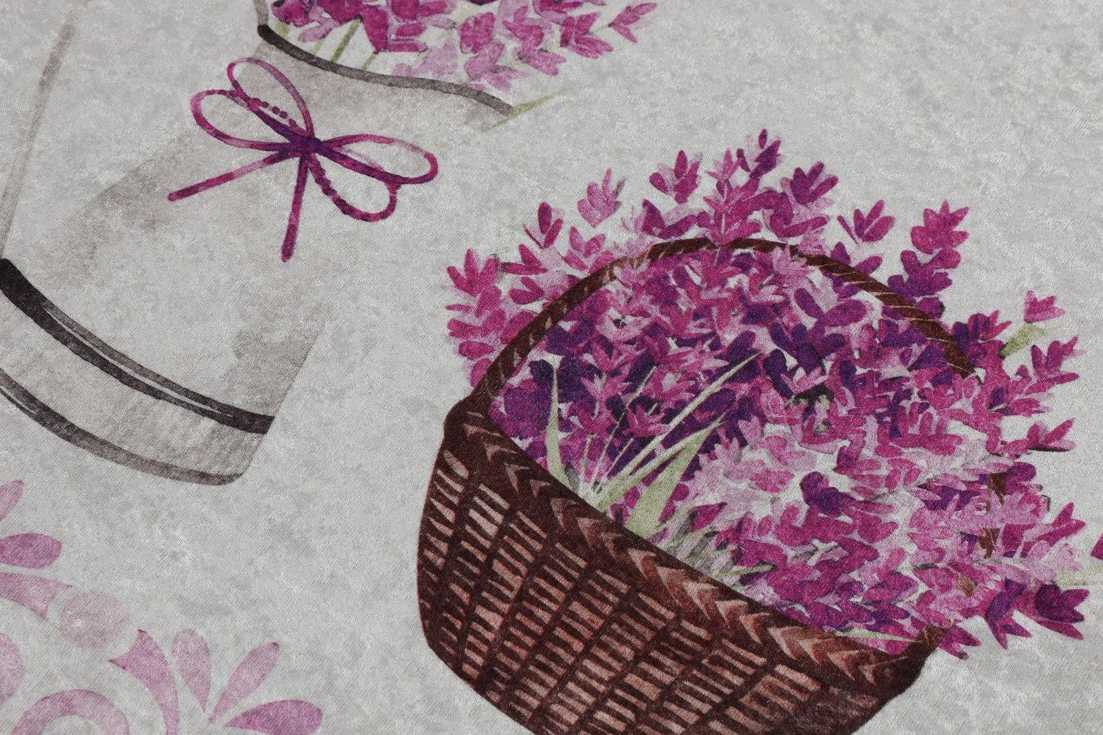 Set tapetash për banjo (3 copë), Mijölnir, Giardino Di Lavanda, shumëngjyrësh