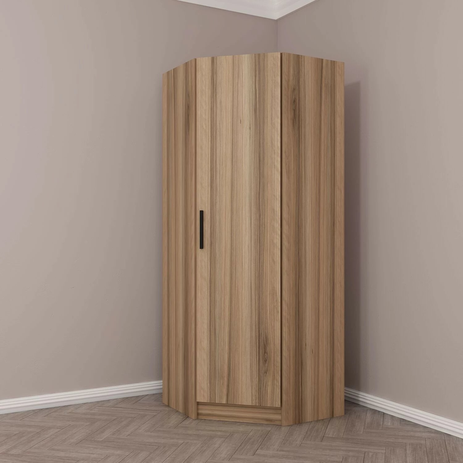 Dollap qosheje, ngjyrë arre, Skye Decor Kale 1, 210cm