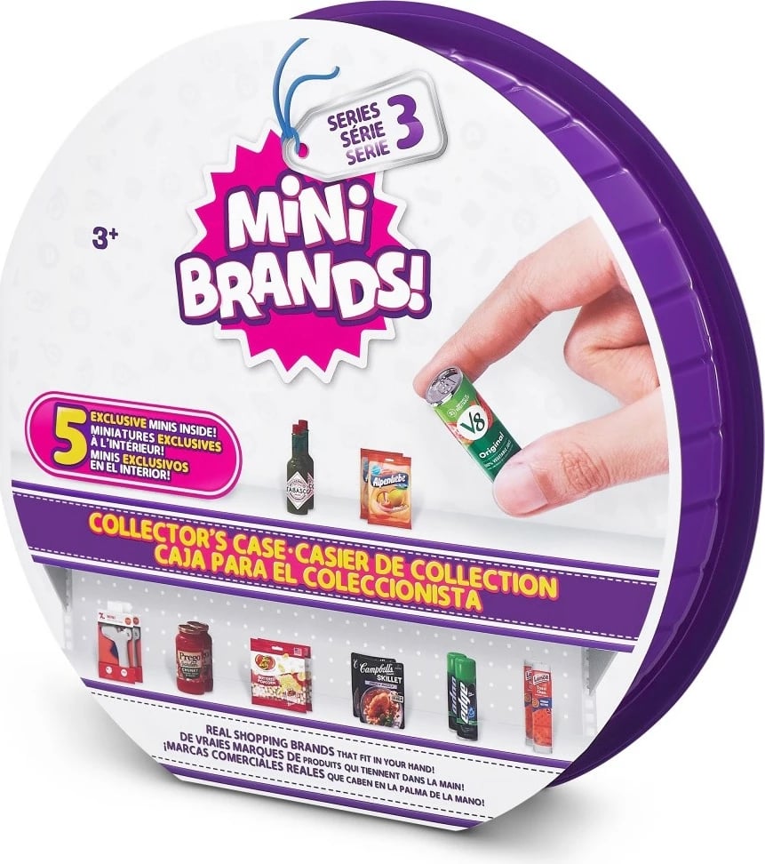Set figurina Mini Brands ZURU 5 Surprise Global Suitcase Collector's Edition, plastikë, për fëmijë, shumëngjyrëshe