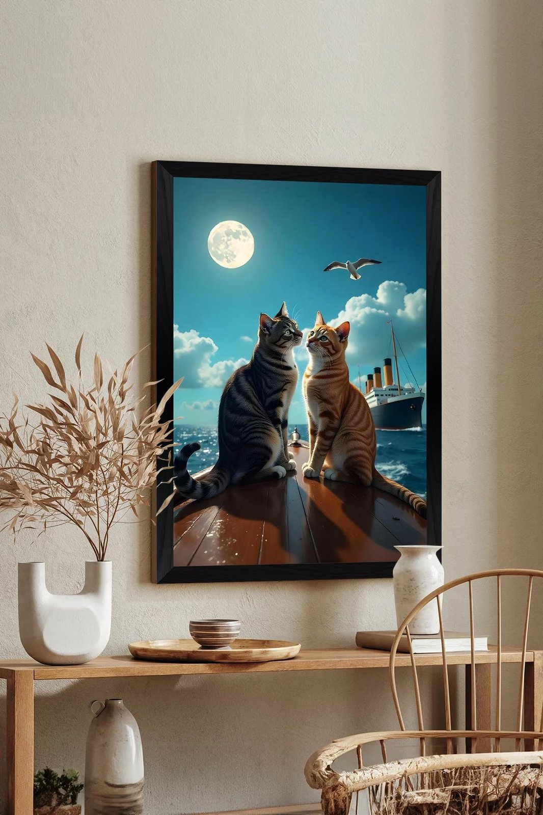 Pikturë dekorative, shumëngjyrëshe, pa kornizë, 20x30cm, Wallity Arthynmodel2030-1