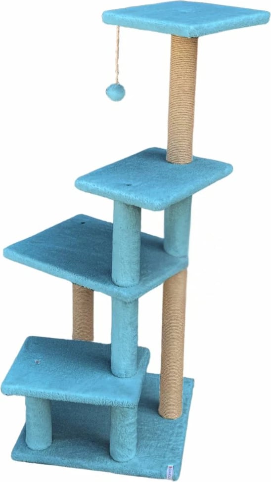 Dru për gërvishtje për mace, Paws & Whiskers, Alessi, ngjyrë tyrkiz