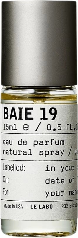 Eau de Parfum uniseks Le Labo Baie 19, 15ml