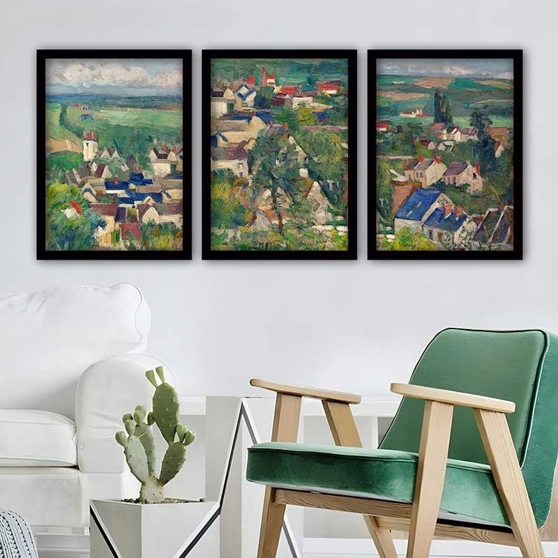 Pikturë dekorative me kornizë (3 copë), Wallity, 3SC_UN2035653_3545