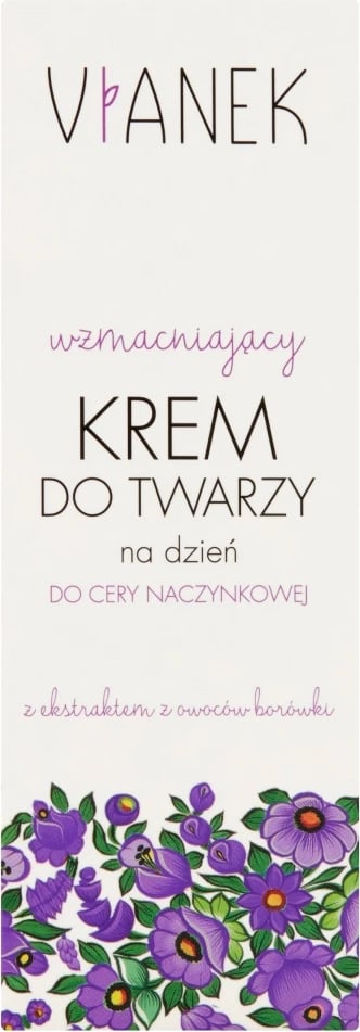 Krem fytyre ditës për femra VIANEK për lëkurë kapilare, 50ml Krem fytyre ditës për femra VIANEK për lëkurë kapilare, 50ml