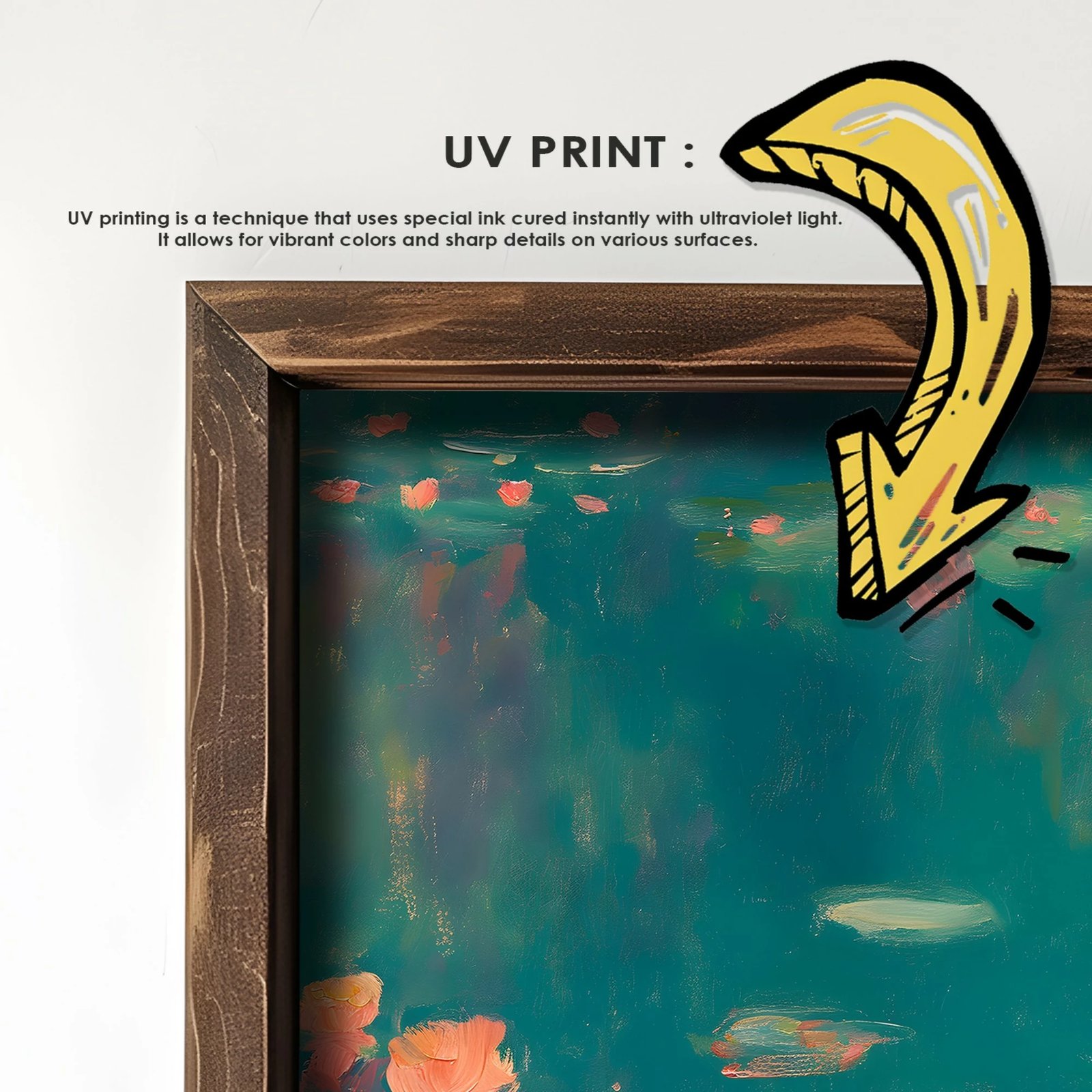 Pikturë dekorative me kornizë MDF, Wallity, GE188-L