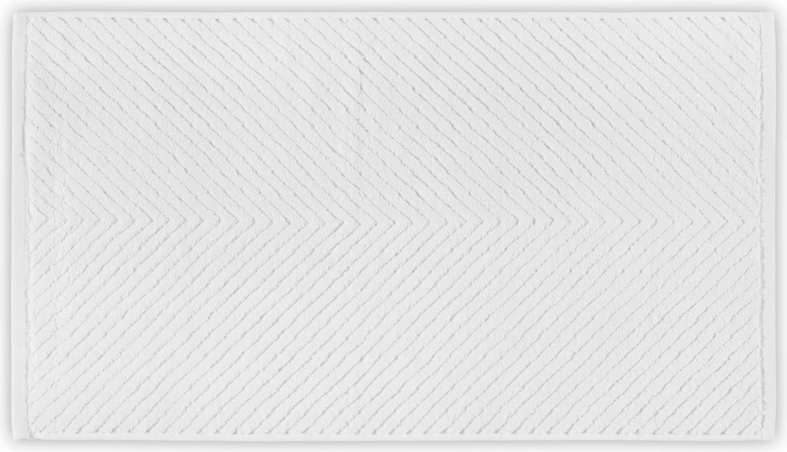 Peshqir i bardhë për larje, Mijölnir, model Chevron, 33x33cm