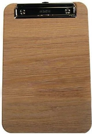 Tabelë druri NEXT me kapëse, A5+, 23x16cm, Lisi