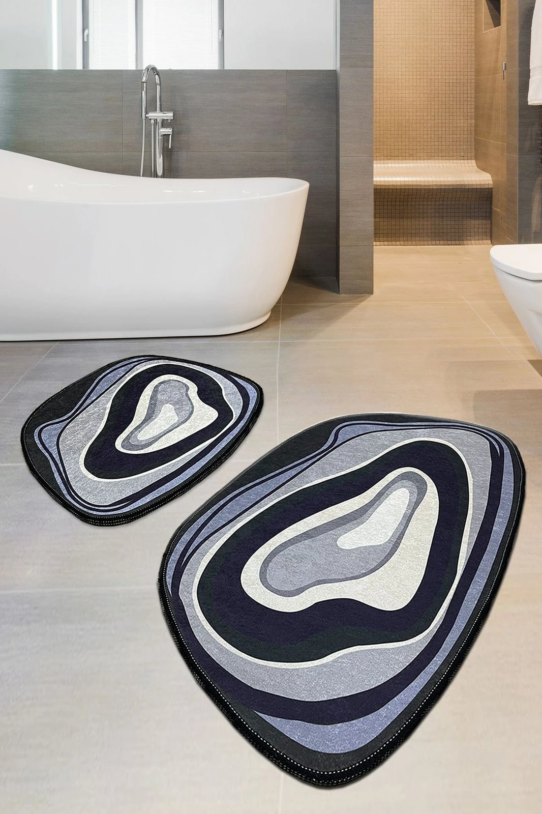 Set tapetash për banjo (2 copë), Mijölnir, ngjyrë piedra