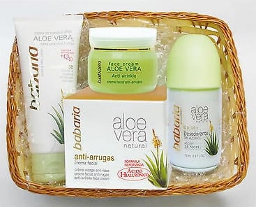 Set krem fytyre dhe deodorant unisex Babaria Aloe Vera 3 copë
