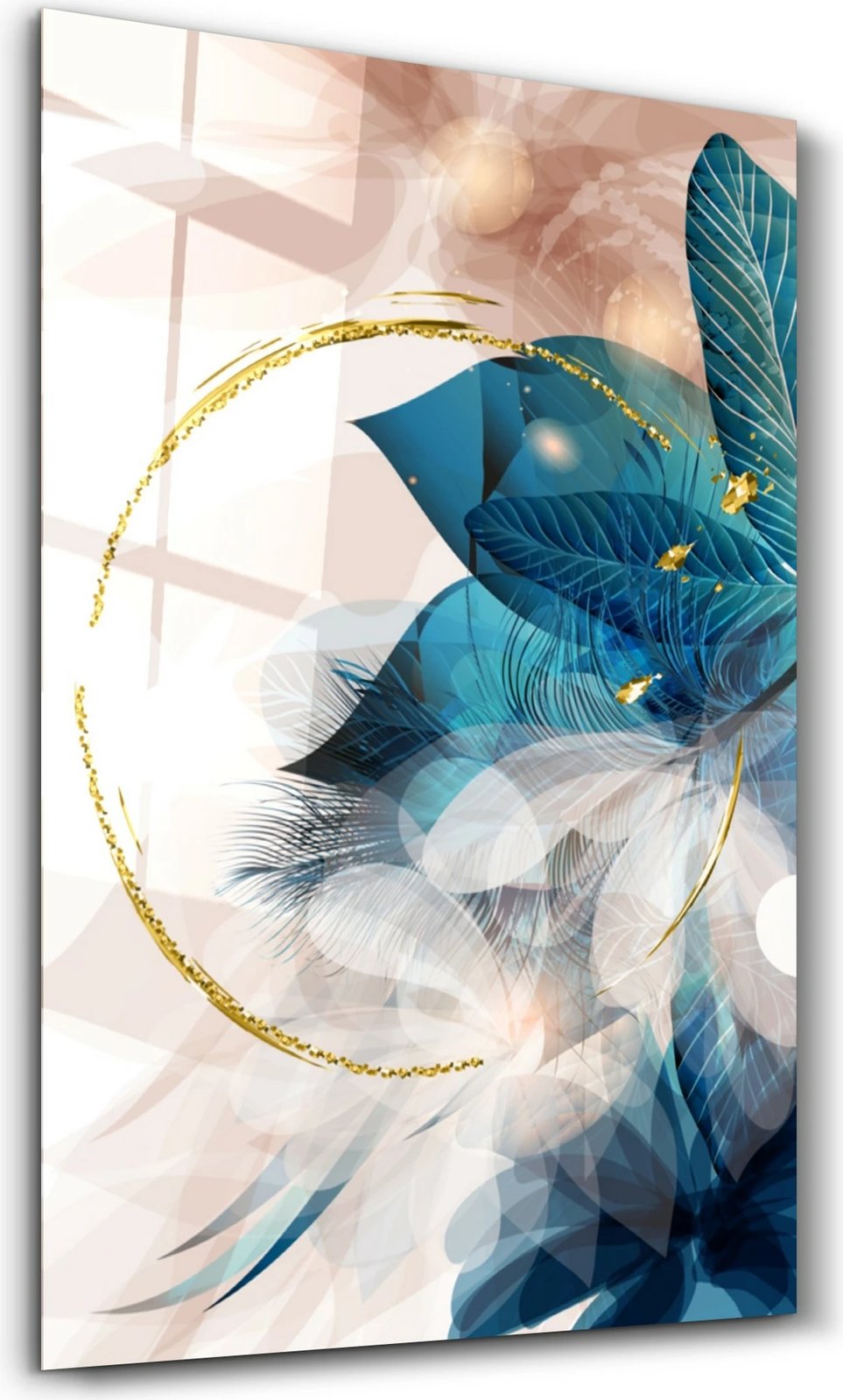 Pikturë dekorative prej xhami të temperuar, Wallity CAM-1090, 46x72 cm