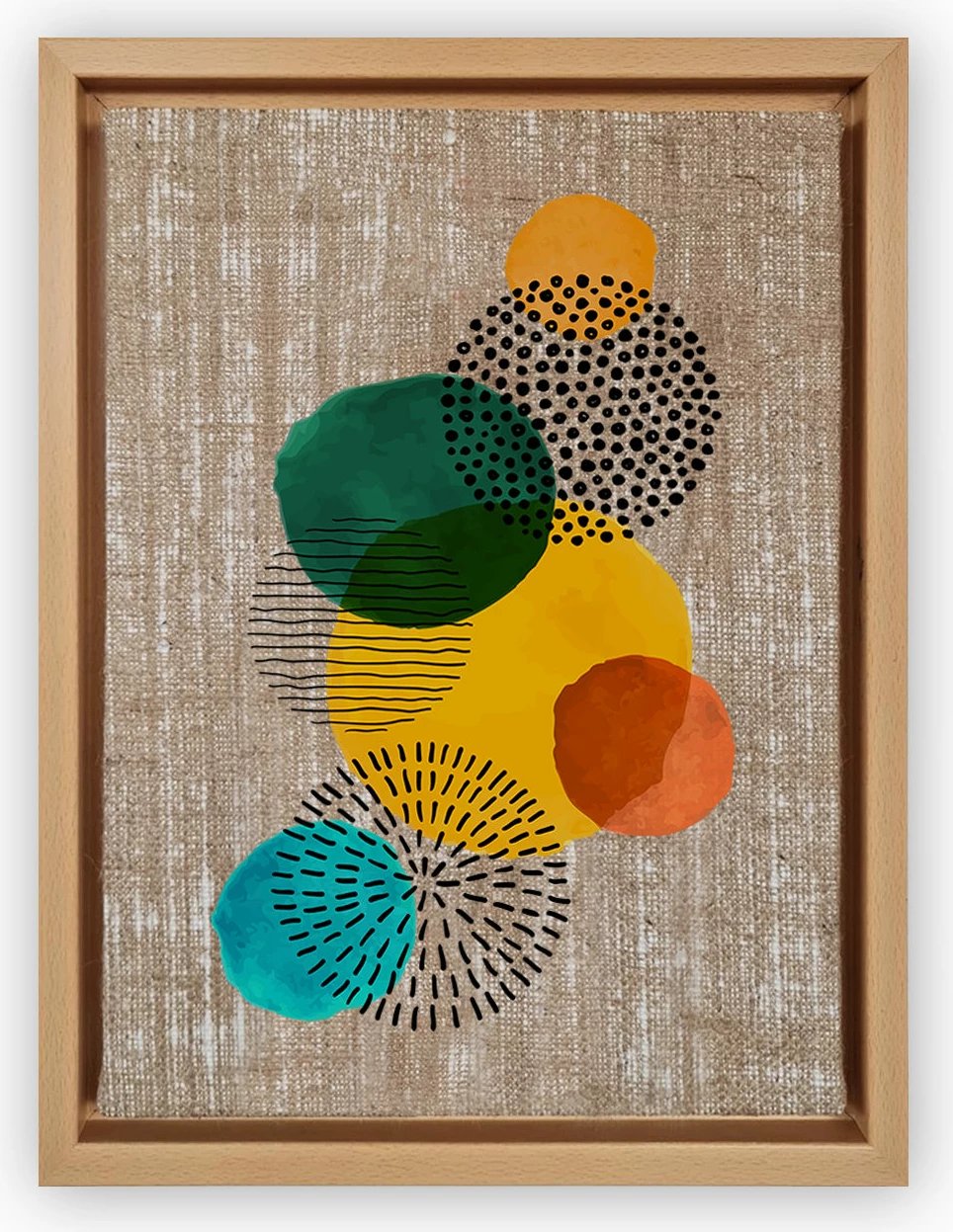 Pikturë dekorative në kanavacë, shumëngjyrëshe, Wallity, LNJ219362251113, 96x136cm