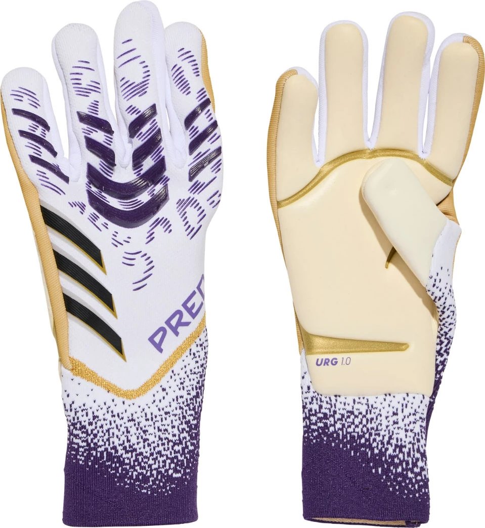 Doreza portieri adidas për meshkuj, të bardhë-lejla