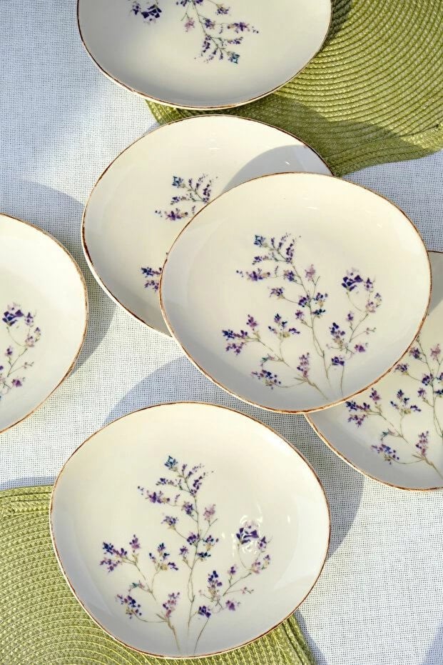 Set pjatash ëmbëlsirash (6 copë), Hermia Concept, PBL6PTPRS995