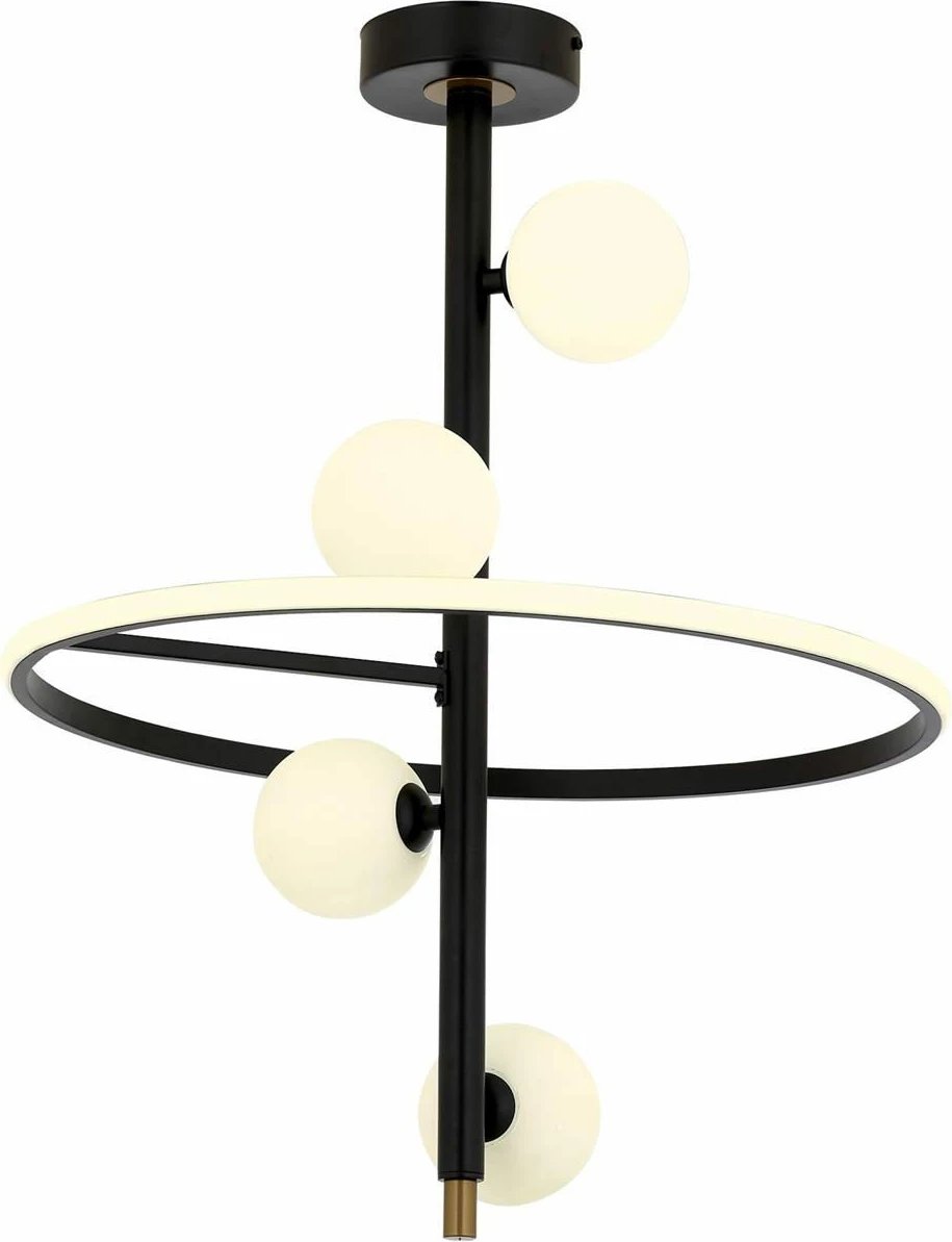 Llambë tavani moderne, e zezë dhe e bardhë, Opviq, Av-1896-5Bsy