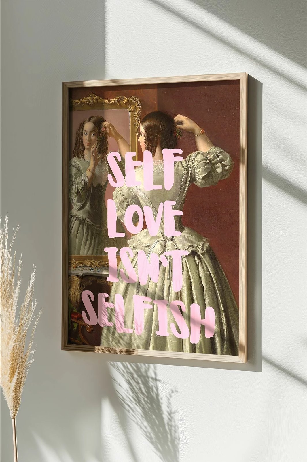 Pikturë dekorative me kornizë, shumëngjyrëshe, Wallity, 50x70cm