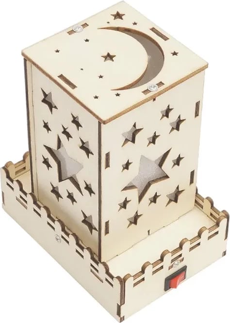 Set shkencorë, Stem, me dritë, në formë yjesh