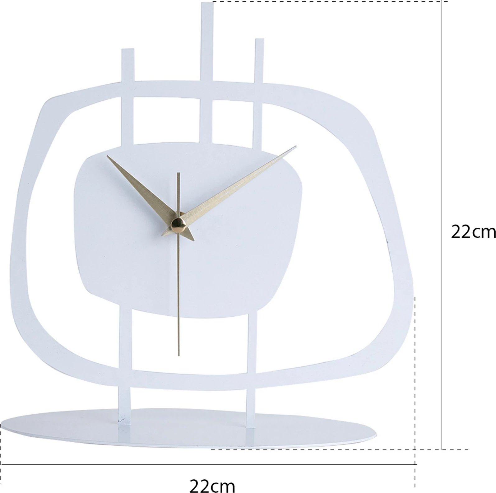 Orë dekorative Aberto Design, e bardhë, Pietra