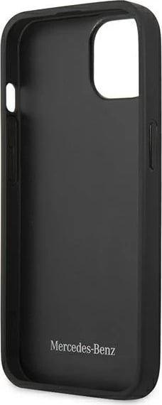 Mbështjellës Mercedes Urban Line për iPhone 13 mini, hardcase, lëkurë natyrale, e kuqe