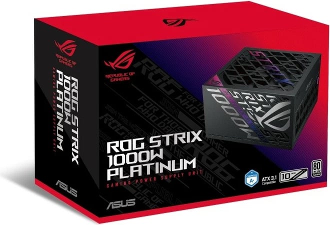 Kasë energjie Asus ROG STRIX 1000W 80+ Platinum, e zezë