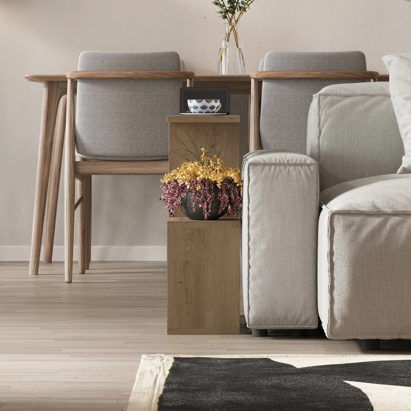 Tavolinë kafeje, ngjyrë natyrale, Skye Decor