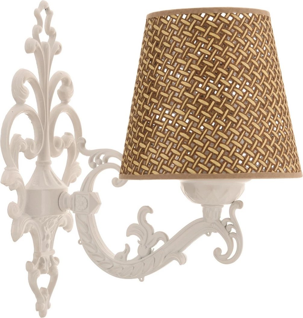 Llambë muri Opviq Claire Hazeran, natyrale, e bardhë