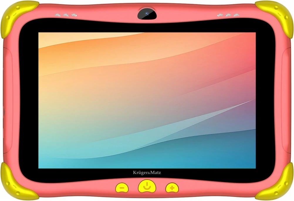 Tablet për fëmijë Kruger & Matz FUN 808 KM0808-R, 8", 32 GB, 3 GB RAM, Android 13, Kuq/Verdhë