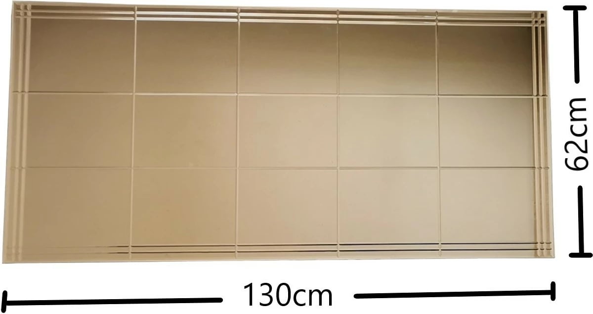 Pasqyrë Hanah Home, bronzi, NSTLA308y, 130x62cm