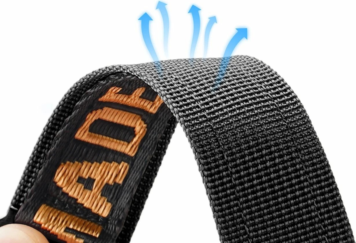 Rrip najloni për Apple Watch Dux Ducis Outdoor, 42/44/45/49mm, zi-portokalli Rrip najloni për Apple Watch Dux Ducis Outdoor, 42/44/45/49mm, zi-portokalli