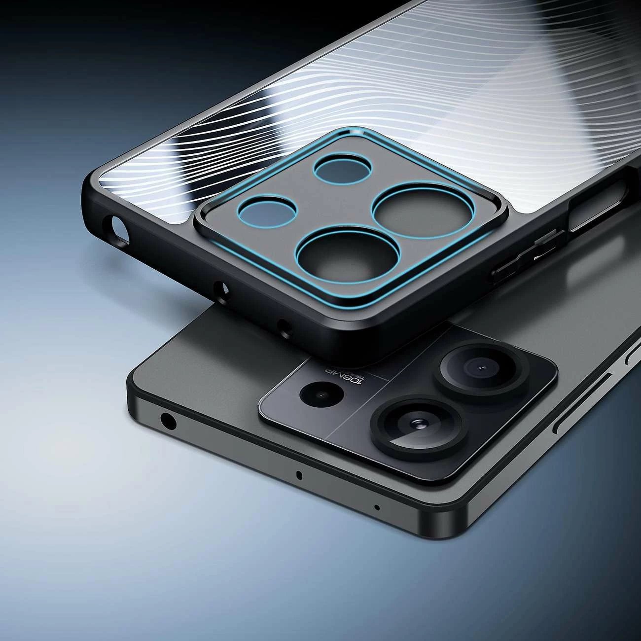 Mbështjellës Dux Ducis Aimo për Xiaomi Redmi Note 13 5G, i zi