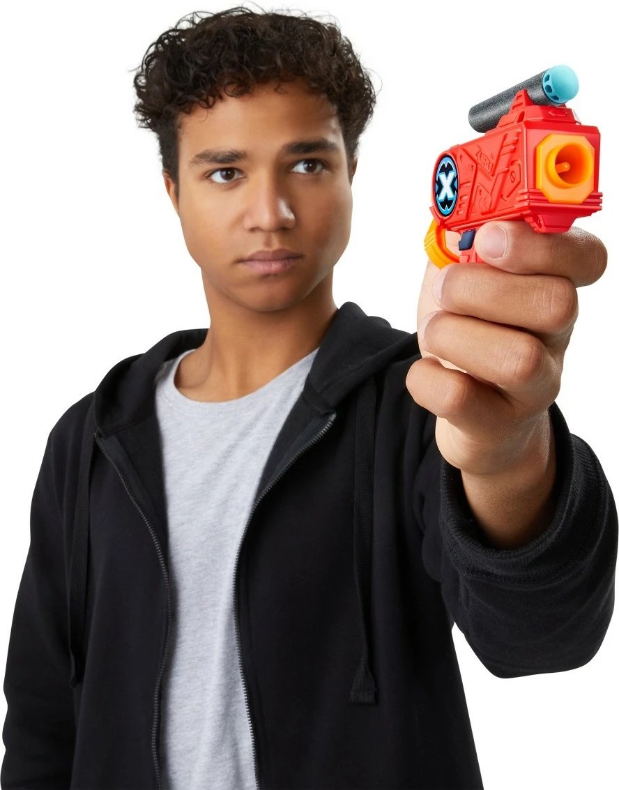 Blaster lodër ZURU X-Shot Excel Micro, 12 shigjeta, portokalli/kuqe, set 12 copë