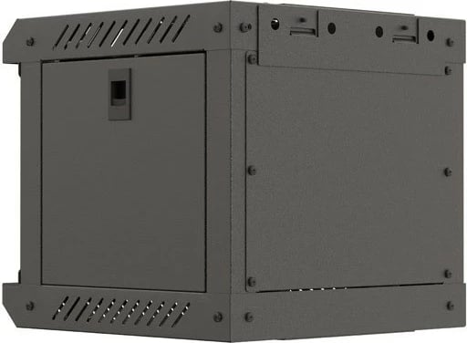 Kasë RACK LANBERG 10" 4U, e zezë, dyer xhami