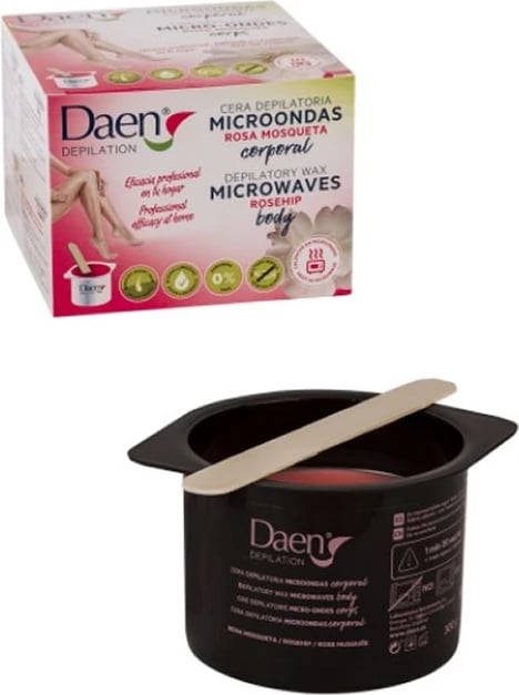 Dyll për depilim trupit Daen Depilation Rosehip unisex 300g