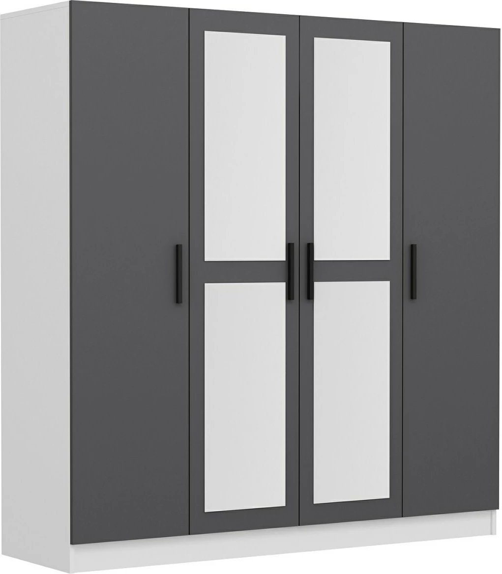 Dollap rrobash anthracite Skye Decor, Kale - 4957