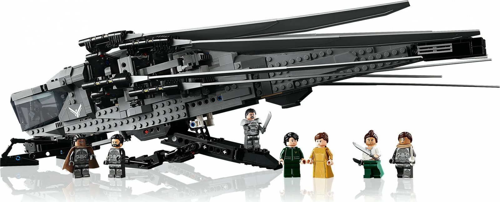 Set ndërtimi LEGO Dune Atreides Royal Ornithopter 1369 pjesë, multingjyrësh
