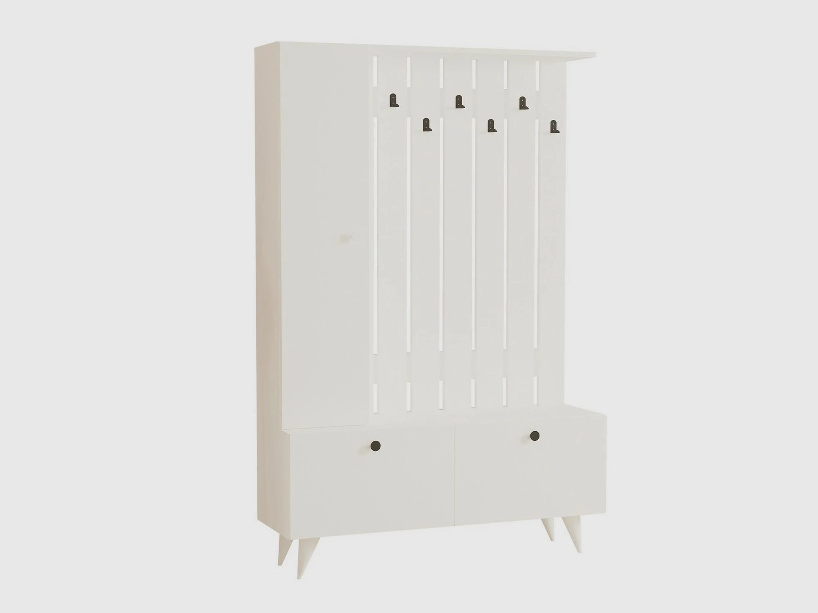 Stendë hyrje Skye Decor, Lala, e bardhë