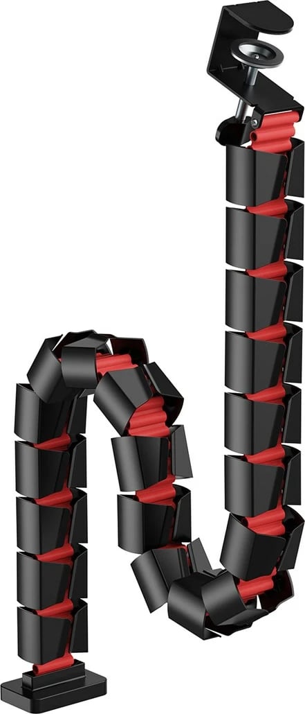 Organizues kabllosh për tavolinë nano RS RS125, 1345mm, zi e kuqe Organizues kabllosh për tavolinë nano RS RS125, 1345mm, zi e kuqe