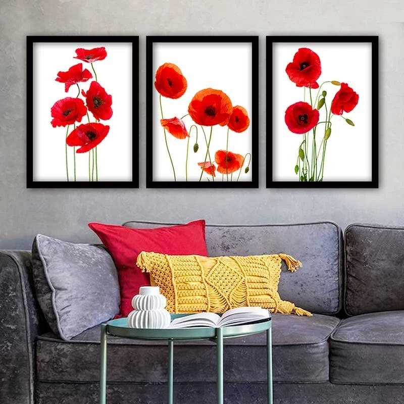 Pikturë dekorative me kornizë (3 copë), Wallity, 3SC_2128030_3545