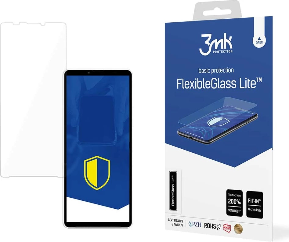 Xham hibrid mbrojtës 3mk FlexibleGlass Lite për Sony Xperia 10 V, Transparent