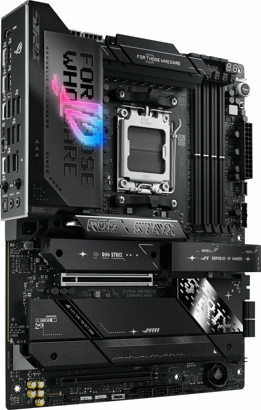 Pllakë amë ASUS ROG STRIX X870E-E GAMING WIFI, AMD, Socket AM5, DDR5, 192 GB Pllakë amë ASUS ROG STRIX X870E-E GAMING WIFI, AMD, Socket AM5, DDR5, 192 GB