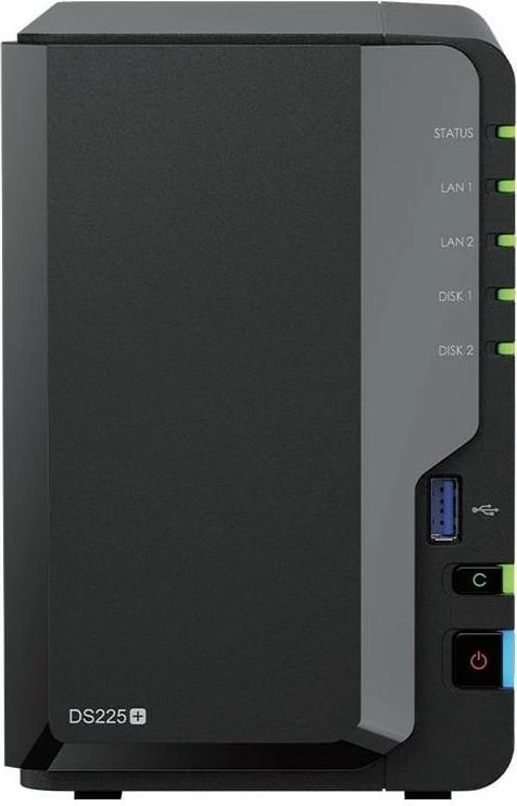 NAS Synology DS225+ me 2x HAT3300-4T (2x 4TB)