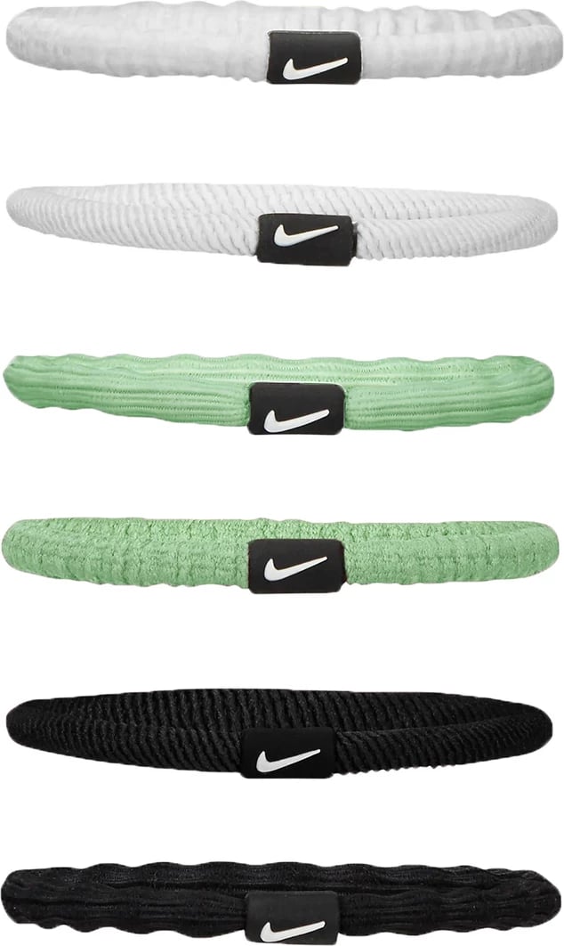 Gumë flokësh Nike unisex, bardhë-gjelbër-e zezë